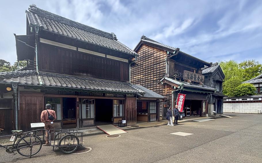 Two Japanese-styled buildings at the Edo-Tokyo Open Air Architectural Museum.